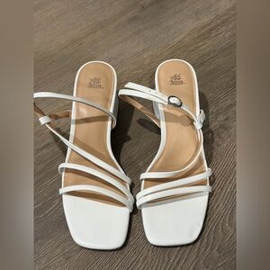 Target Wild Fable White Strappy Sandals